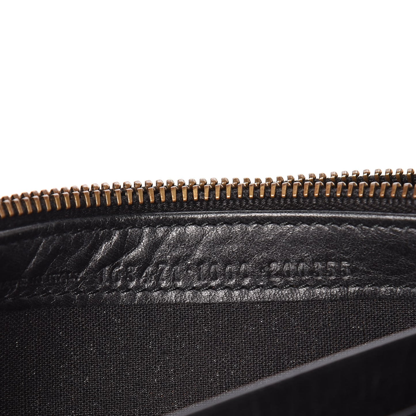 Agneau Classic Hardware Money Wallet Black