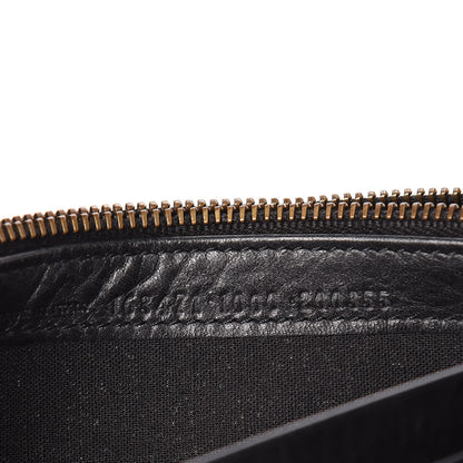 Balenciaga Agneau Classic Hardware Money Wallet Black 11 of 12
