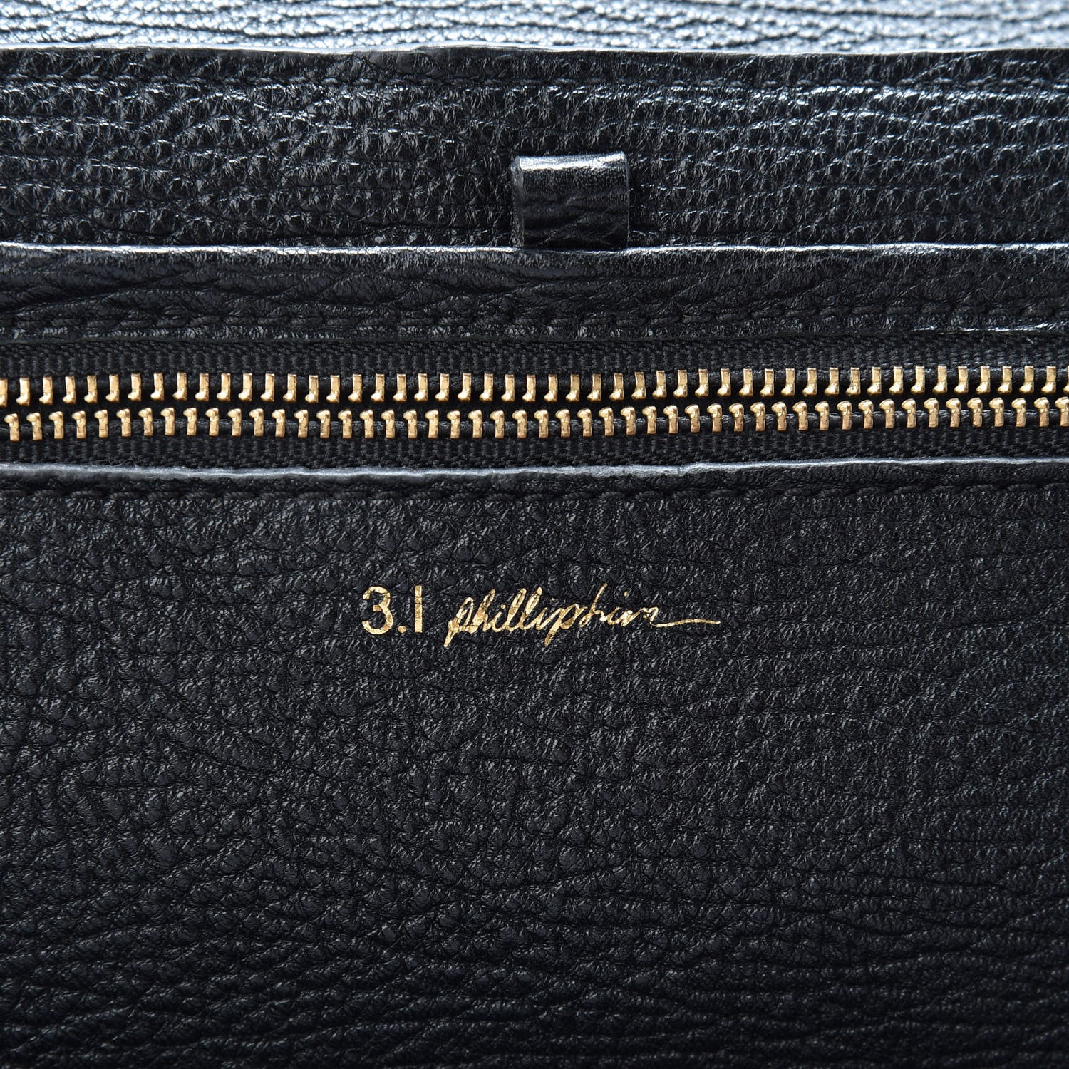 3.1 Phillip Lim 3.1 Textured Calfskin Large Pashli Satchel Black 6 of 11