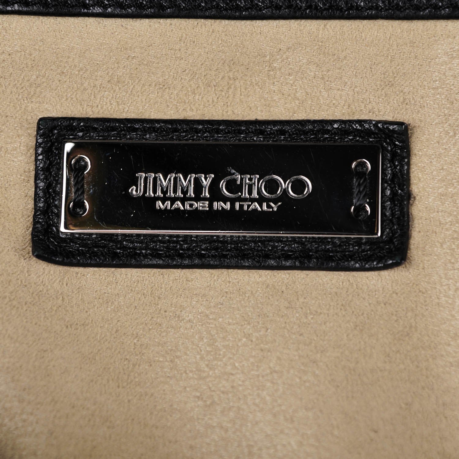 Jimmy Choo Lambskin Large Biker Hobo Black 6 of 8