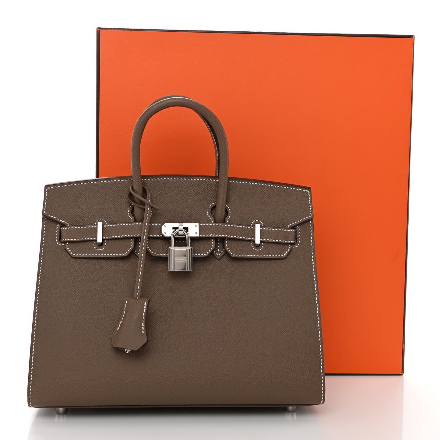 Epsom Birkin Sellier 25 Etoupe