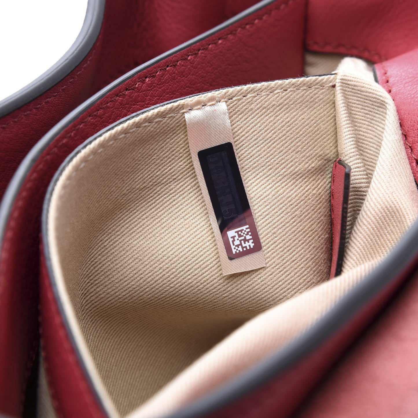 Calfskin Mini Faye Day Shoulder Bag Scarlet Pink