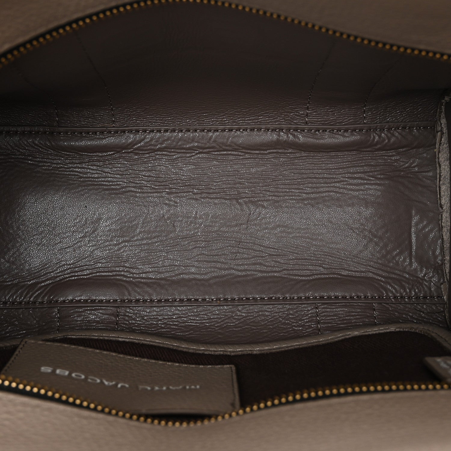 Marc Jacobs Grained Calfskin Small The Tote Bag Cement 6 of 11
