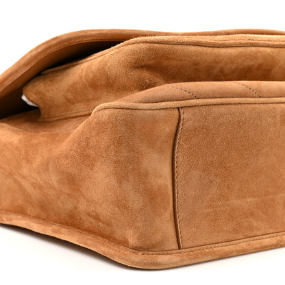 Saint Laurent Suede Monogram Medium Niki Chain Satchel Cinnamon 9 of 9