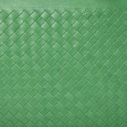 Bottega Veneta Calfskin Intrecciato Flat Tote Green 9 of 10