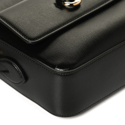 Gucci Textured Calfskin Small Horsebit 1955 Shoulder Bag Black 11 of 12