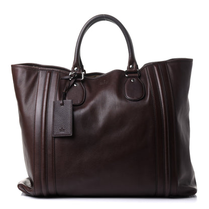Gucci Calfskin Large Tote Brown 2 of 20