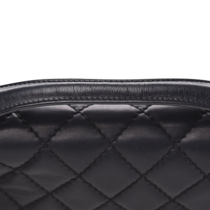 Chanel Lambskin Quilted Medium Easy Carry Flap Black 12 of 14