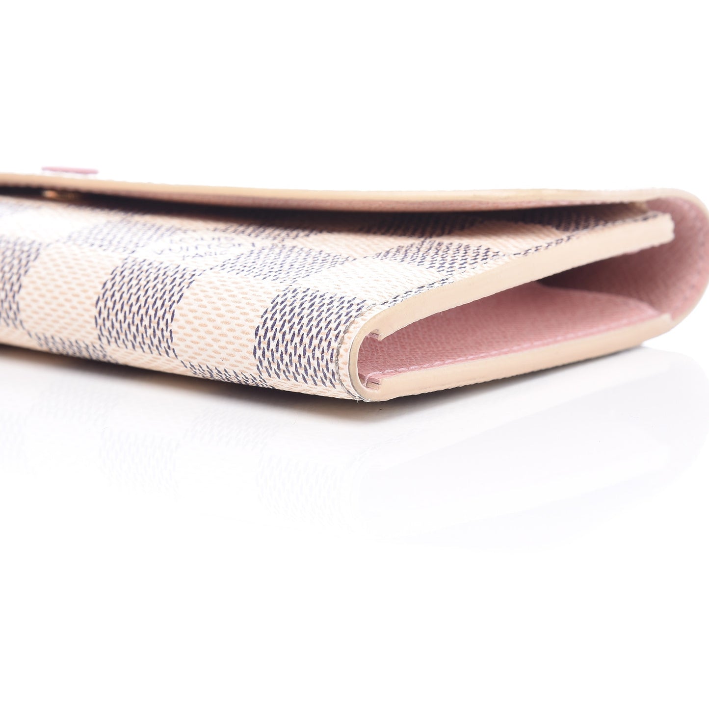 Damier Azur Emilie Wallet Rose Ballerine