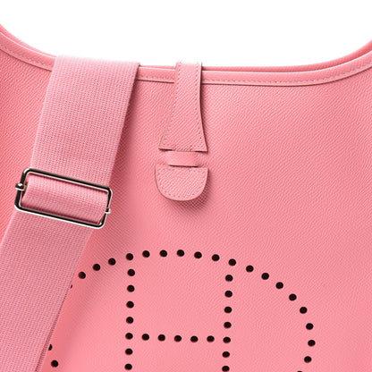 Hermes Epsom Evelyne III PM Rose Confetti 7 of 9