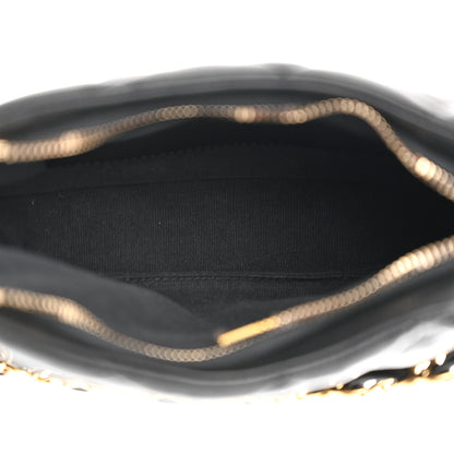 Chanel Lambskin Quilted Hobo Black 5 of 13