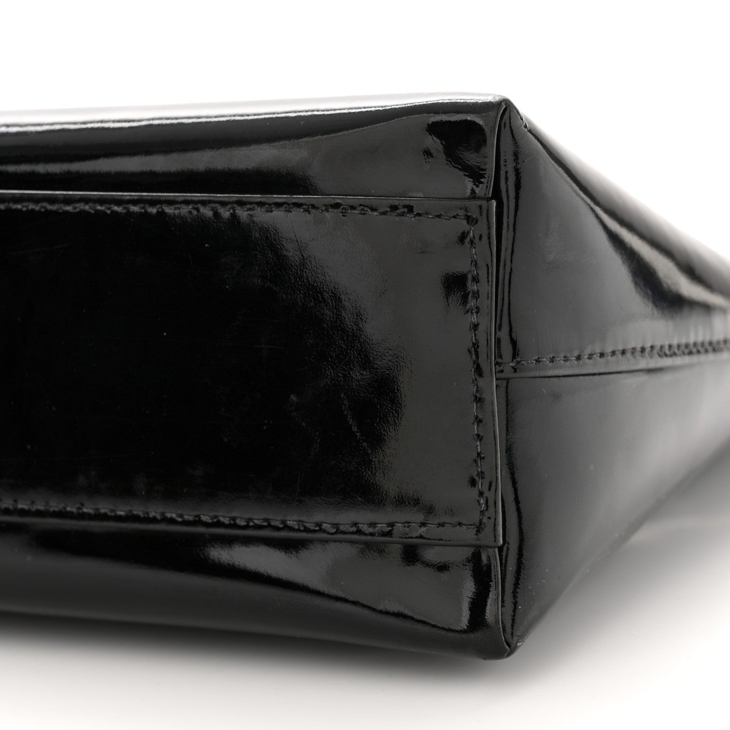 Chanel Patent Mademoiselle Tote Black 11 of 13