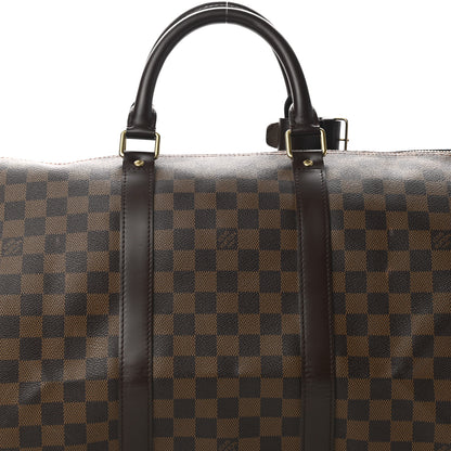Louis Vuitton Damier Ebene Keepall 50 9 of 11