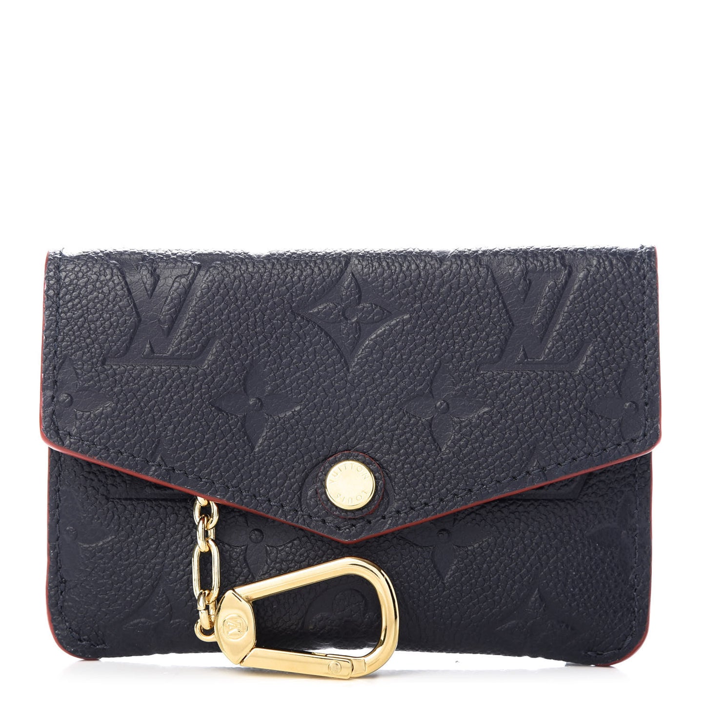 Empreinte Key Pouch Marine Rouge