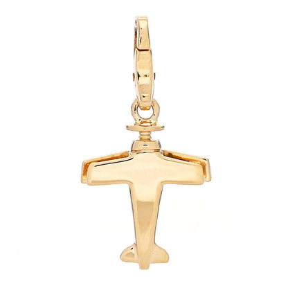 Cartier 18K Yellow Gold Airplane Charm 2 of 5