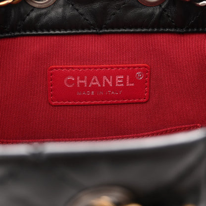 Chanel Aged Calfskin Quilted Small Gabrielle Backpack Black 6 of 12