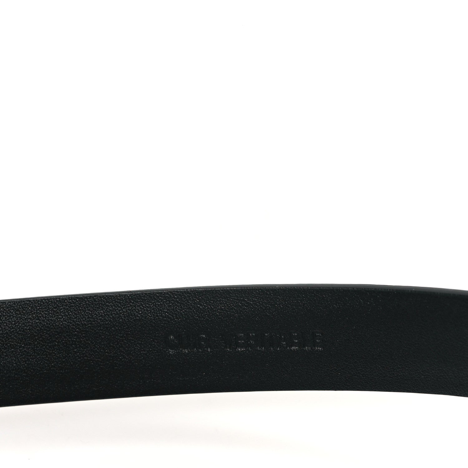 Chanel Glitter Calfskin CC Logo Skinny Belt 80 32 Charcoal 4 of 6