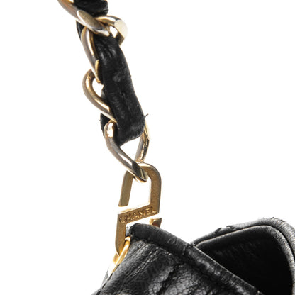 Chanel Lambskin Quilted Shoulder Bag Black 9 of 10