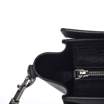 Celine Drummed Calfskin Nano Luggage Black 11 of 15