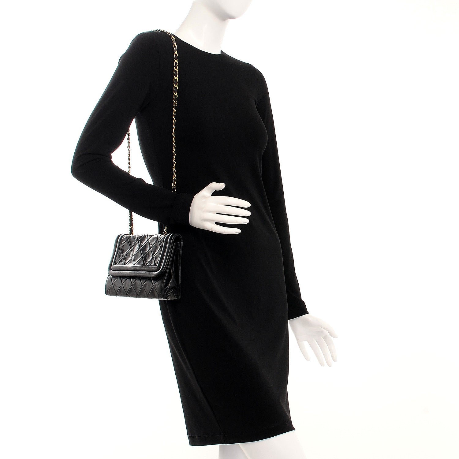 Chanel Lambskin Quilted Tassel Flap Black 2 of 11