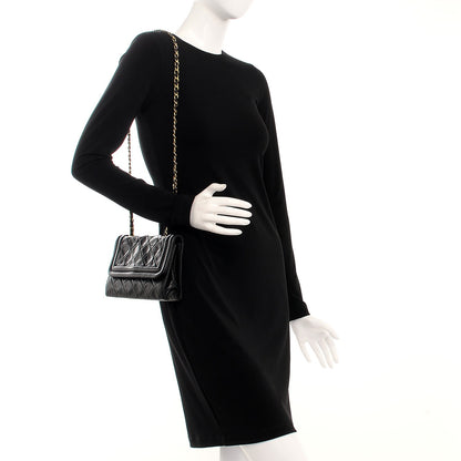 Chanel Lambskin Quilted Tassel Flap Black 2 of 11