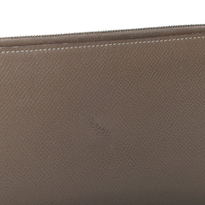 Hermes Epsom Silk'in Wallet Etoupe 6 of 6