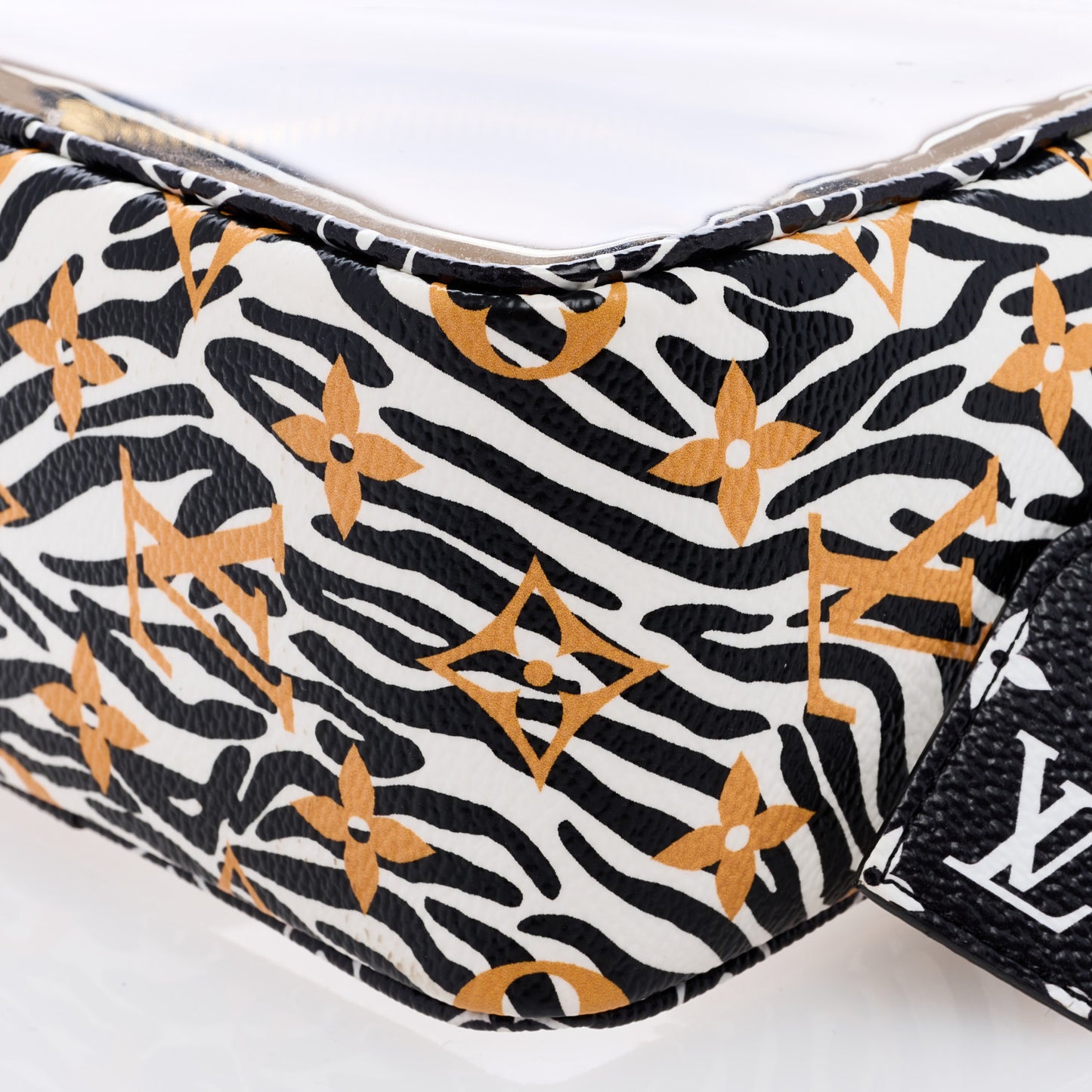 Monogram Giant Jungle Beach Pouch Ivory