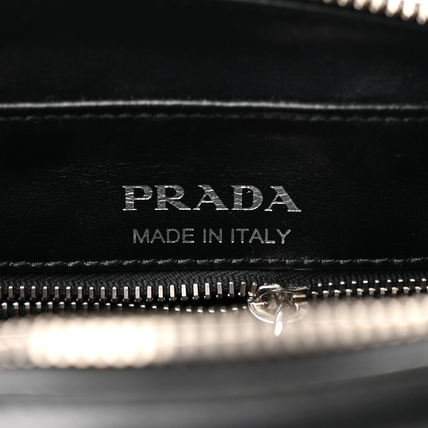 Prada Soft Calfskin Diagramme Camera Bag Black 6 of 9