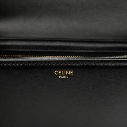 Celine Shiny Calfskin Small Triomphe Black 6 of 12