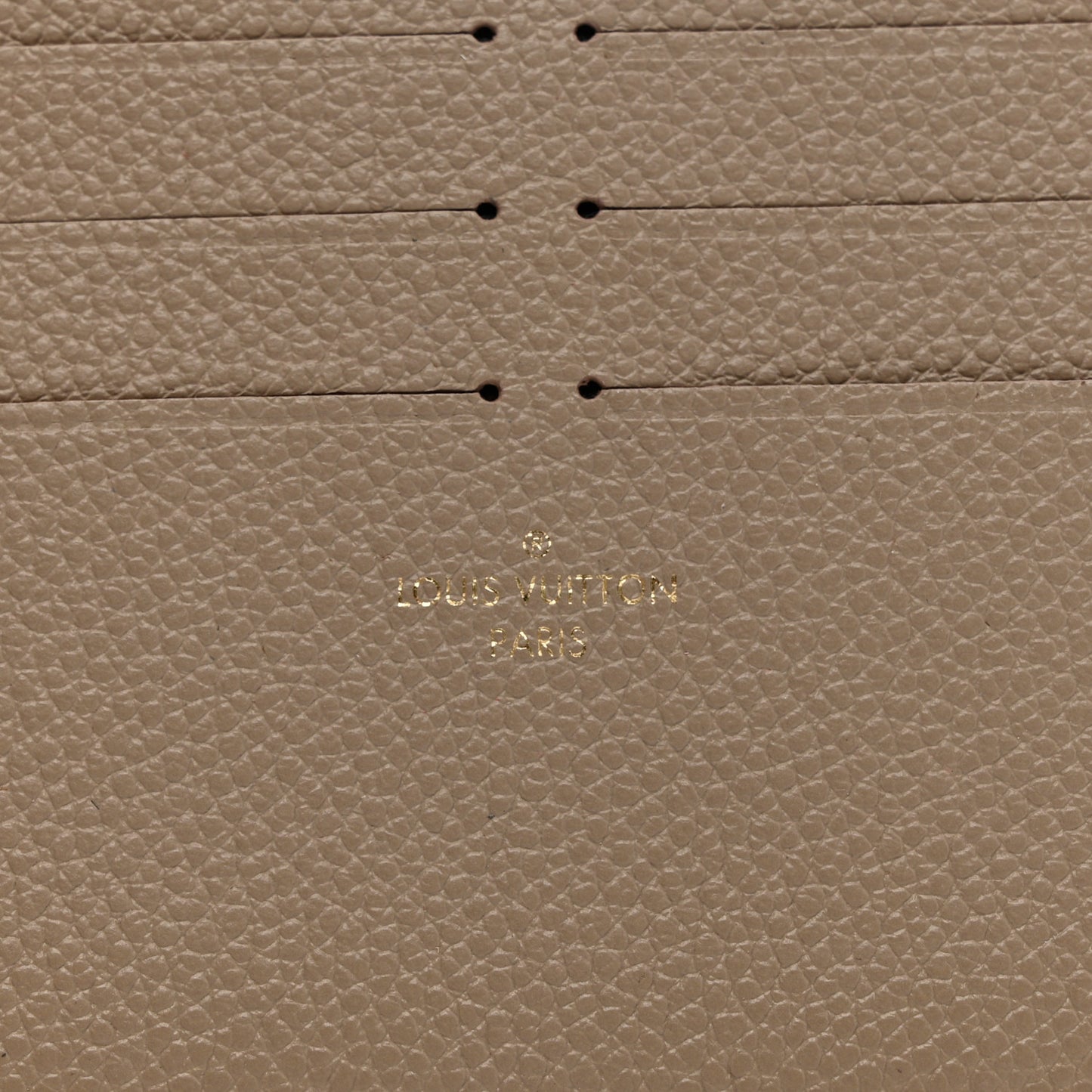 Calfskin Felicie Chain Wallet Card Holder Insert Tourterelle