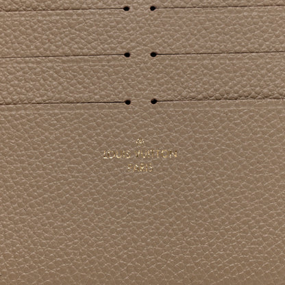 Louis Vuitton Calfskin Felicie Chain Wallet Card Holder Insert Tourterelle 5 of 5
