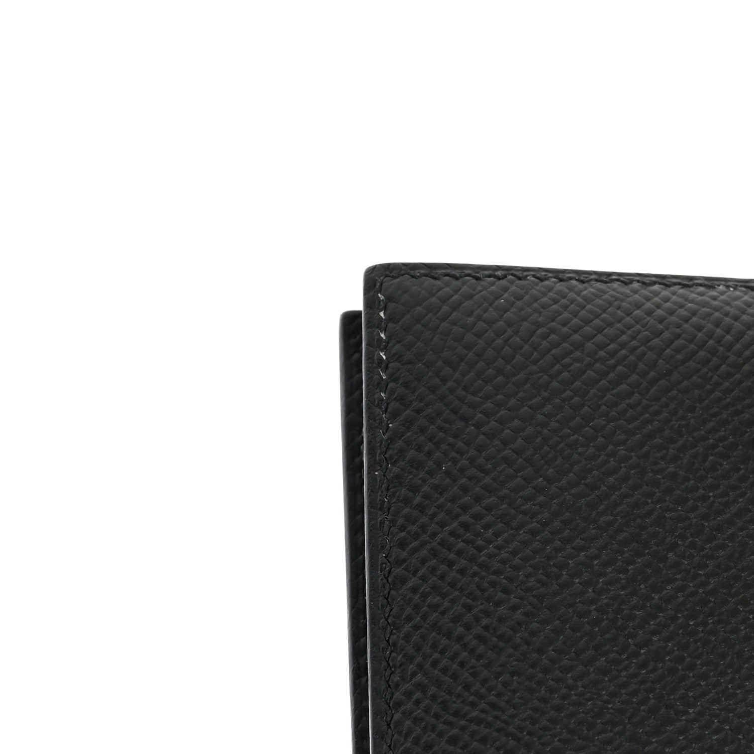 Hermes Epsom Bearn Compact Wallet Black 10 of 15