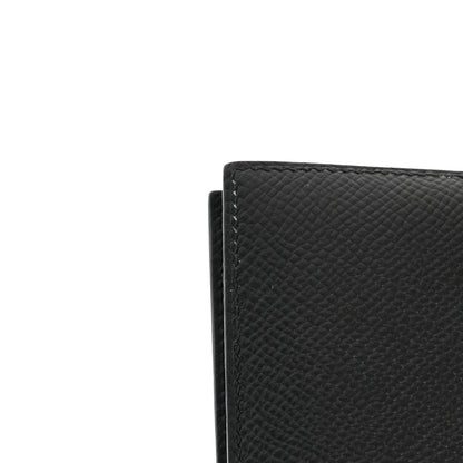Hermes Epsom Bearn Compact Wallet Black 10 of 15