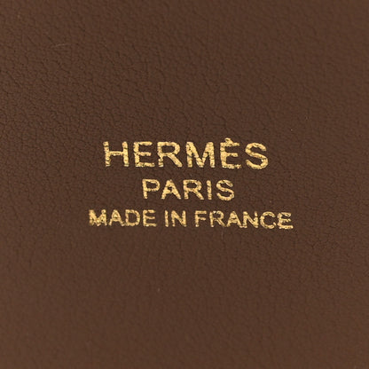 Hermes Swift Epsom Pocket Kelly Shoulder Strap Alezan Biscuit 3 of 5