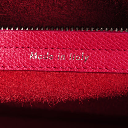 Celine Grained Calfskin Medium Phantom Luggage Fuchsia 10 of 11