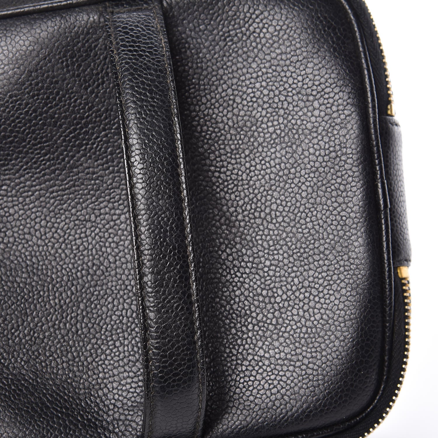 Chanel Caviar CC Vanity Cosmetic Case Black 9 of 11