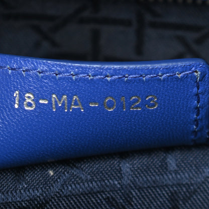 Christian Dior Lambskin Cannage Large Lady Dior Blue 7 of 10