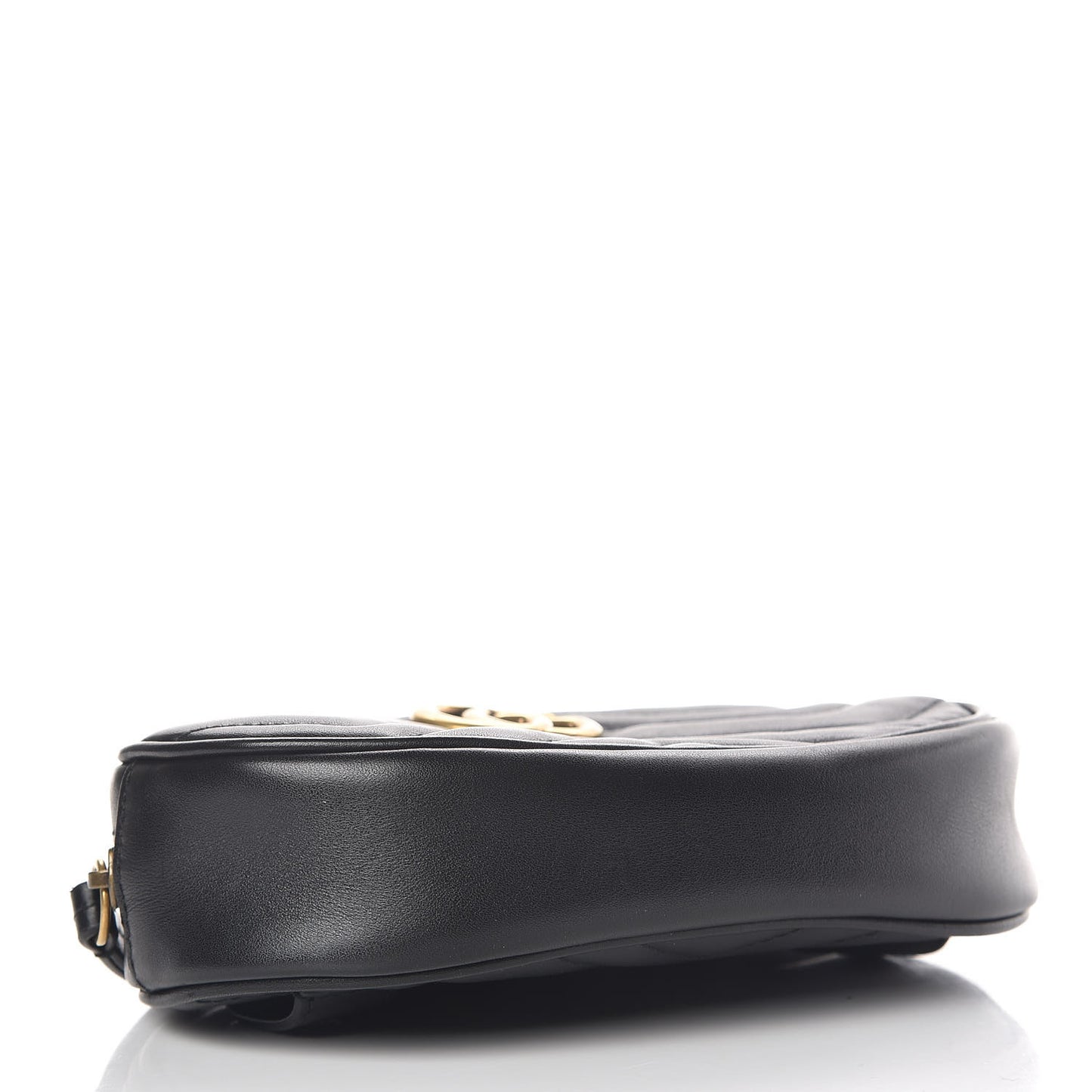 Calfskin Matelasse GG Marmont Belt Bag 85 34 Black