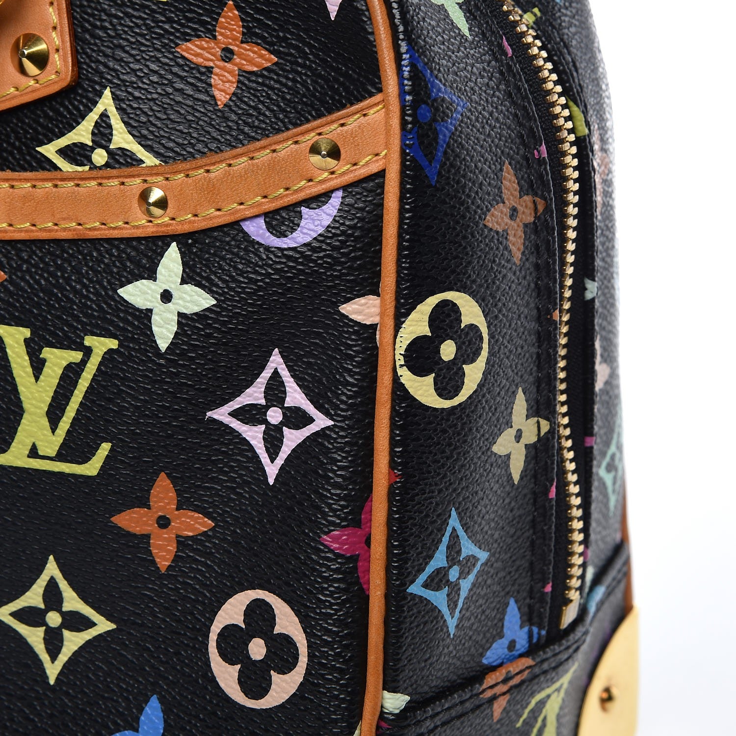 Louis Vuitton Monogram Multicolor Trouville Black 9 of 10