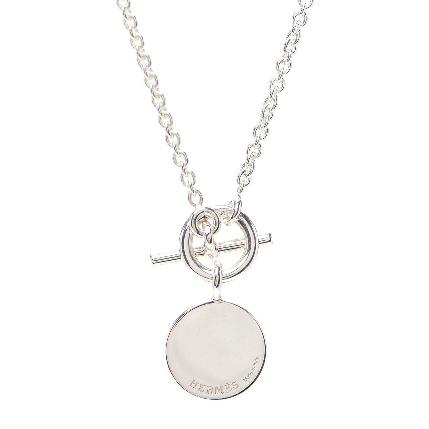 Sterling Silver Amulettes H Confettis Pendant Necklace
