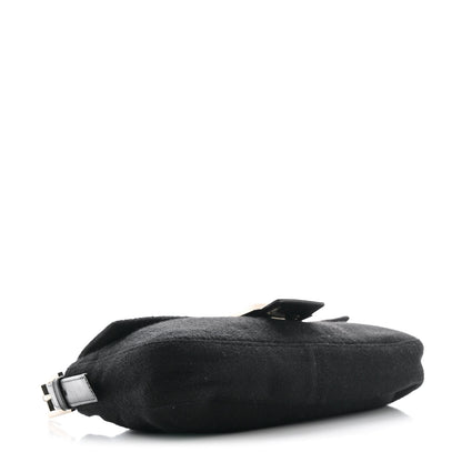 Fendi Cashmere Baguette Black 4 of 10