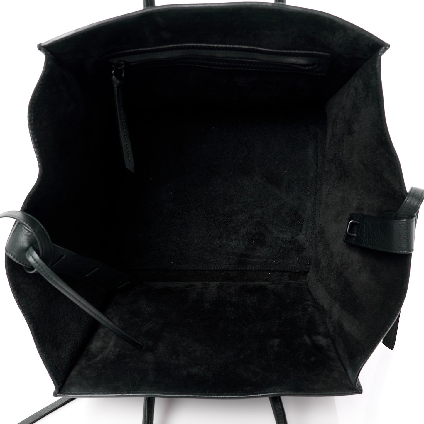 Smooth Calfskin Medium Phantom Luggage Black