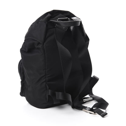 Prada Tessuto Nylon Vela Small Double Buckle Backpack Black 2 of 10