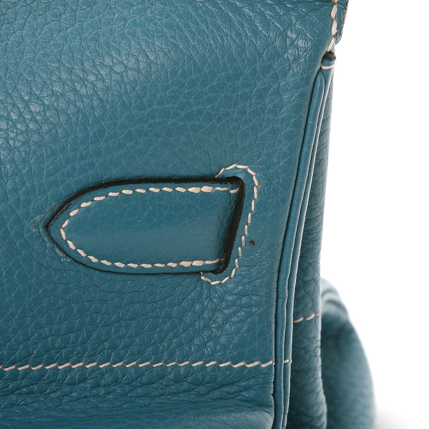 Taurillon Clemence JPG Birkin 42 Blue Jean