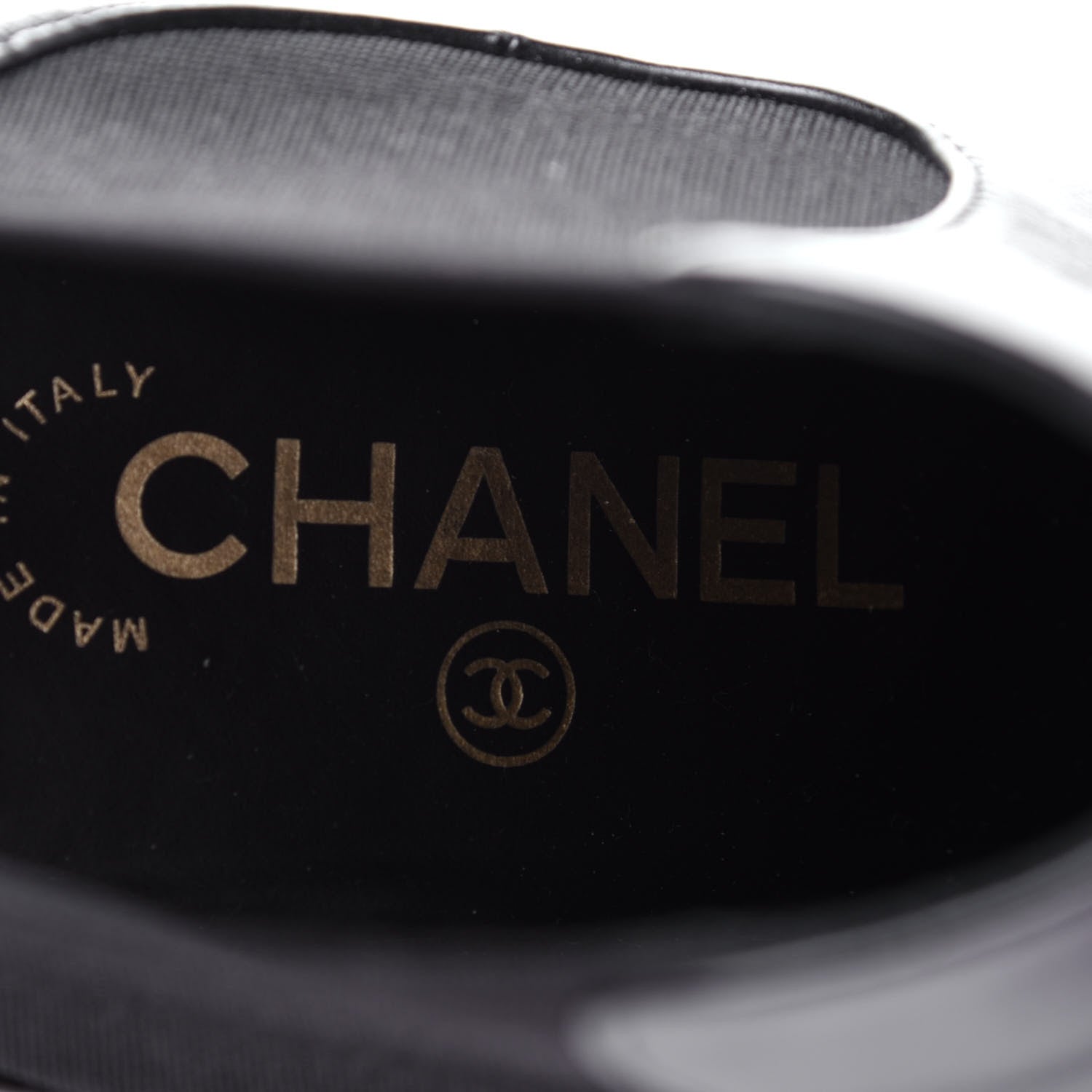 Chanel Calfskin Elastic Short Boots 39 Black 8 of 12