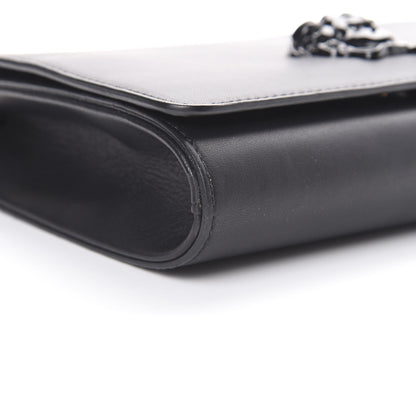 Versace Vitello Palazzo Medusa Evening Clutch Bag Black 7 of 9