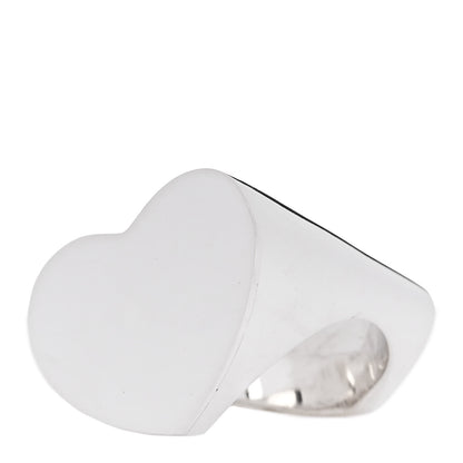 Tiffany Sterling Silver Paloma Picasso Double Modern Heart Ring 52 6 3 of 5