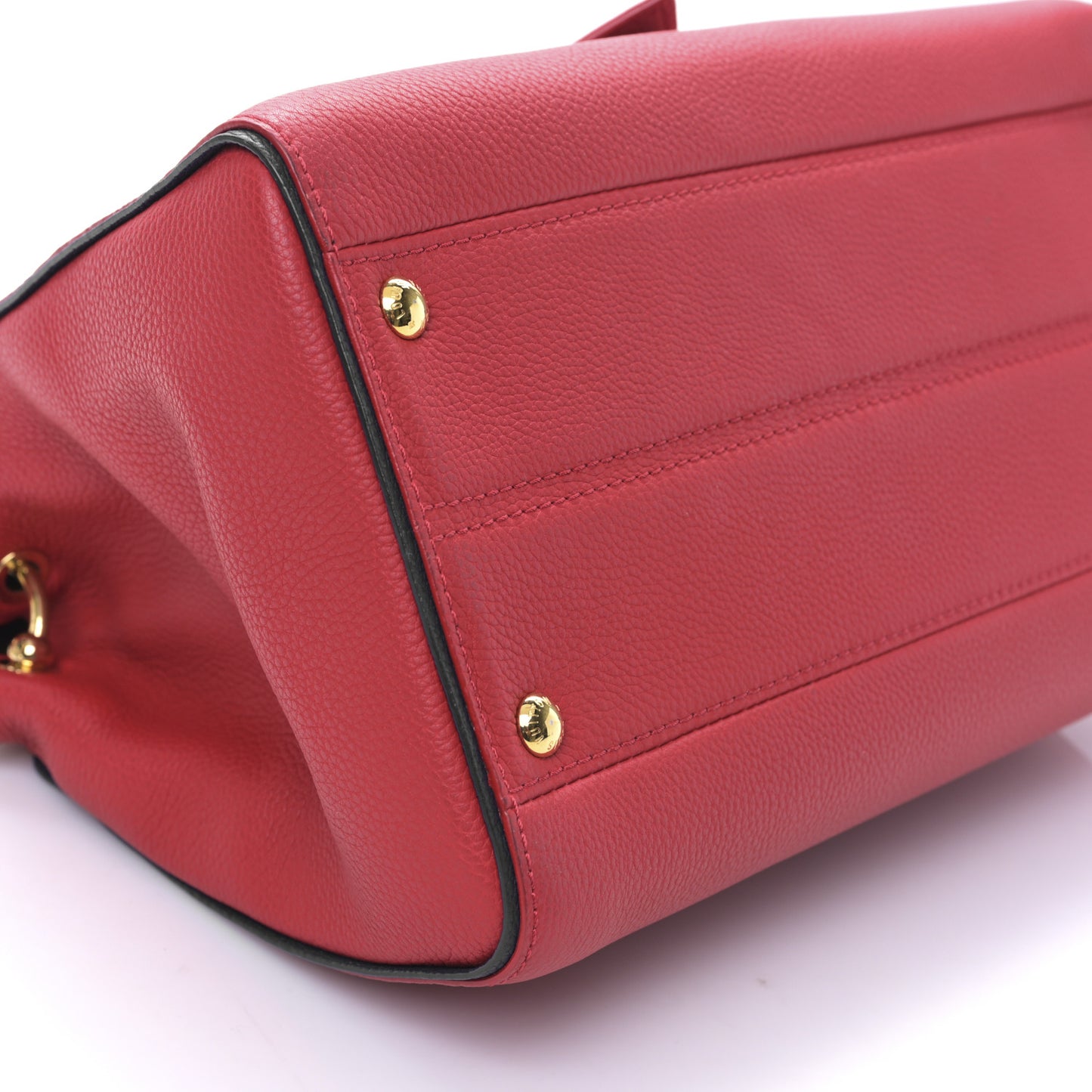 Grained Calfskin Monogram Double V Rubis