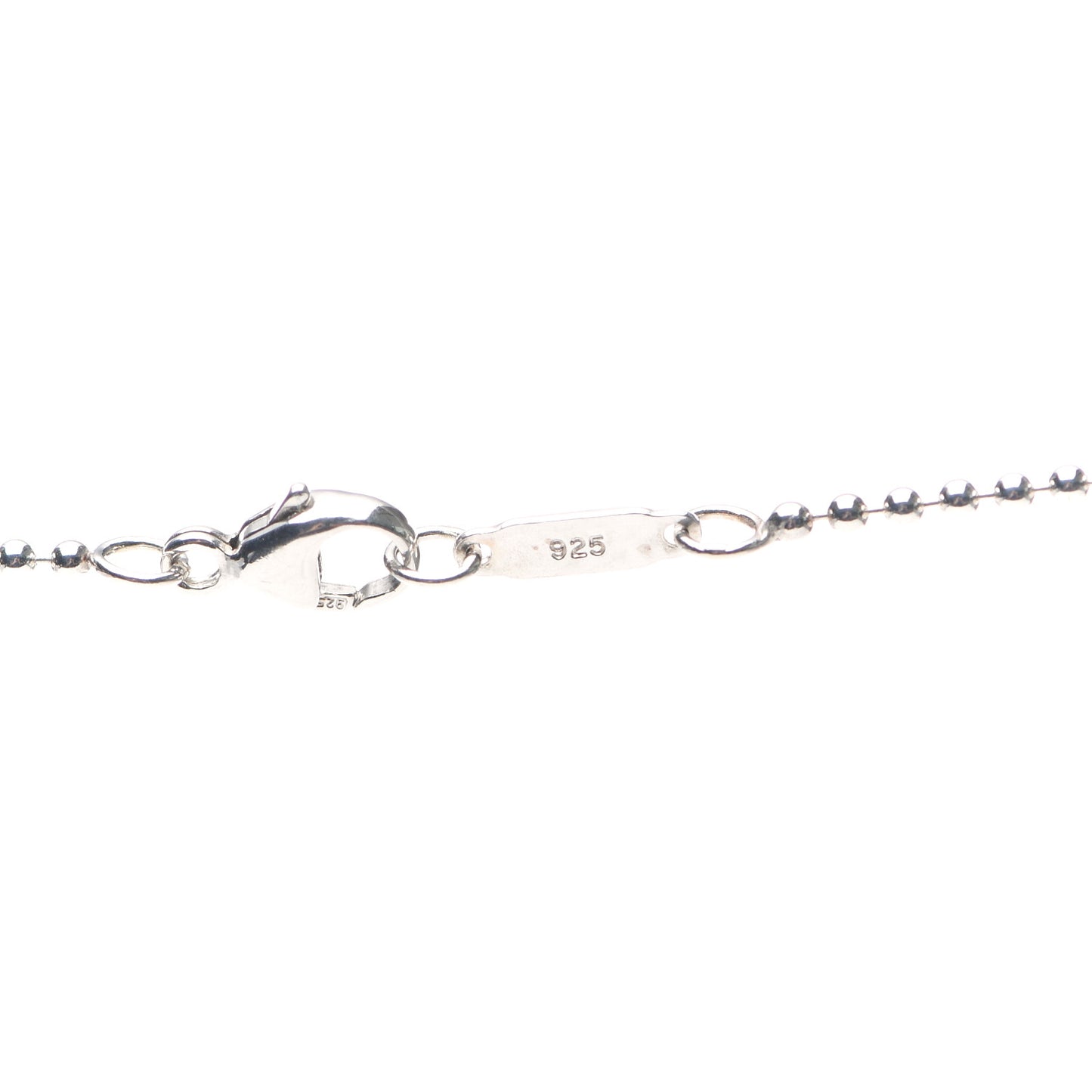 Sterling Silver Graduated Ball Drop Necklace