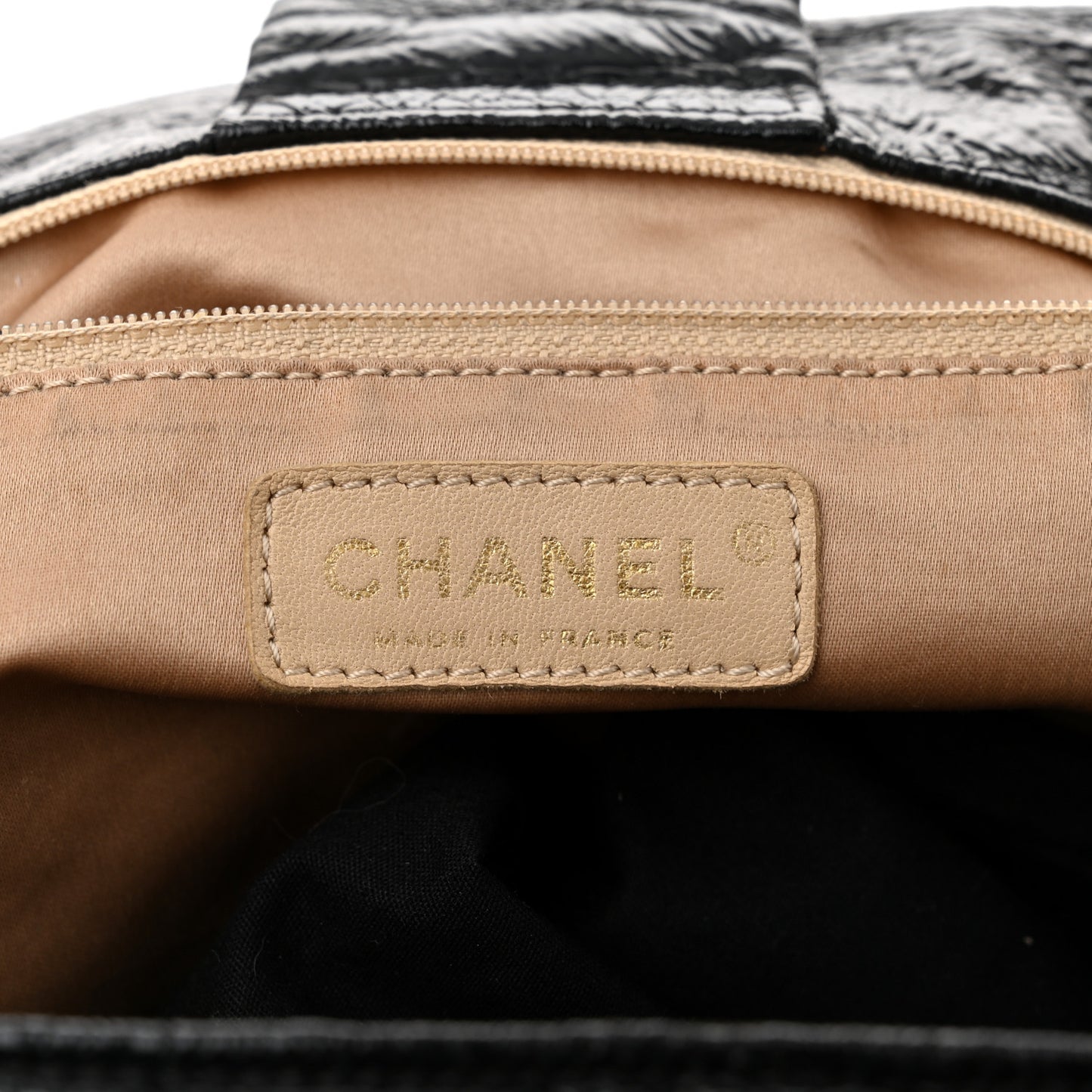 Vinyl XL Rock and Chain Flap Black